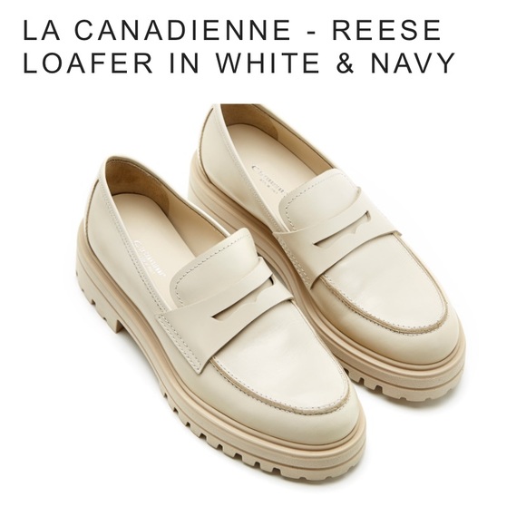 Stark Pure White Patent Leather La Canadienne Penny Loafer - Picture 7 of 9